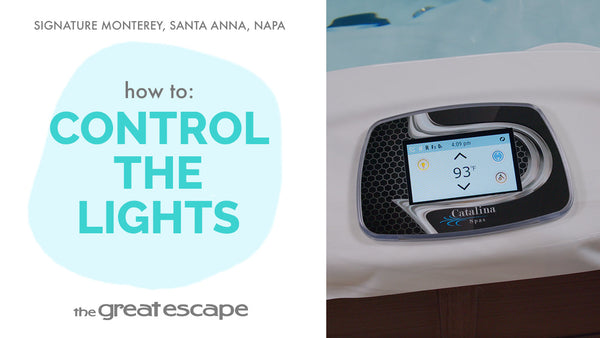 Master the Mood: How to Control Catalina Signature Spa Lights