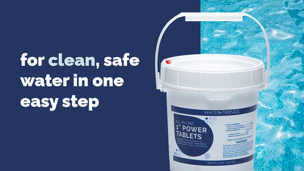 Crystal Clear Pools with All-In-One 1" Power Tabs