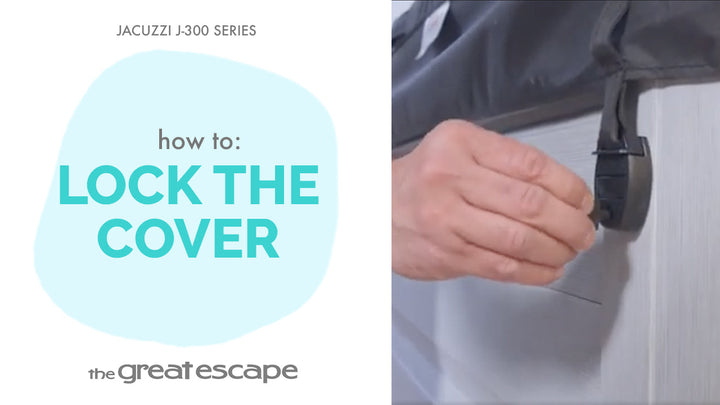 How to: Lock the Cover Jacuzzi J-300 Series
