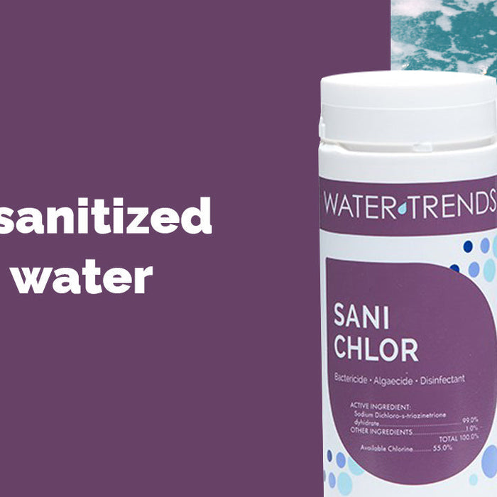 for sanitized spa water: Water Trends Sani Chlor