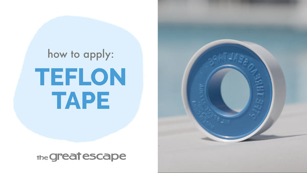 Applying Teflon Tape: Achieve Leak-Proof Pool Maintenance