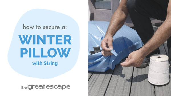 How to Secure A: Winter Pillow with String