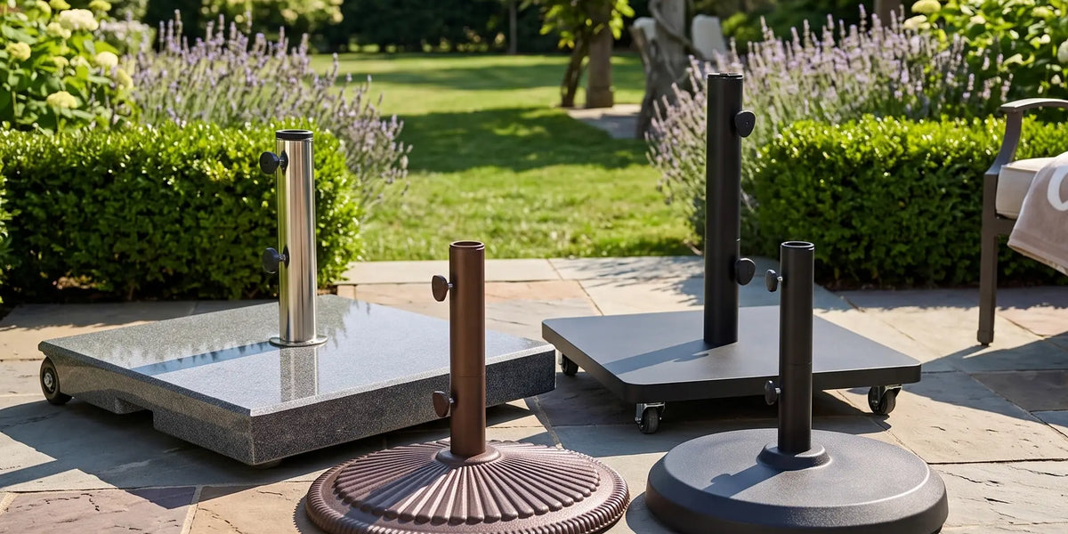 best patio umbrella base Our weighted umbrella base holds your umbrella securely and evenly in place The Best Patio Umbrella Stand