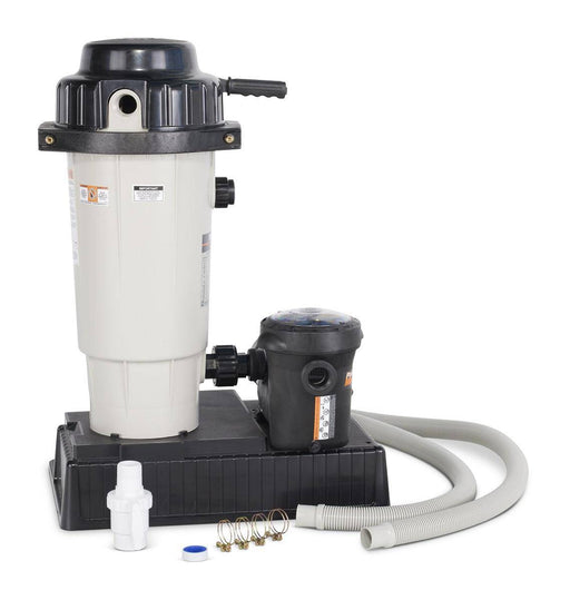 Hayward Swimpro 1.5HP EC50 Diatomaceous Earth System W/ Tank, Base, Fittings, & Hoses - The Great Escape