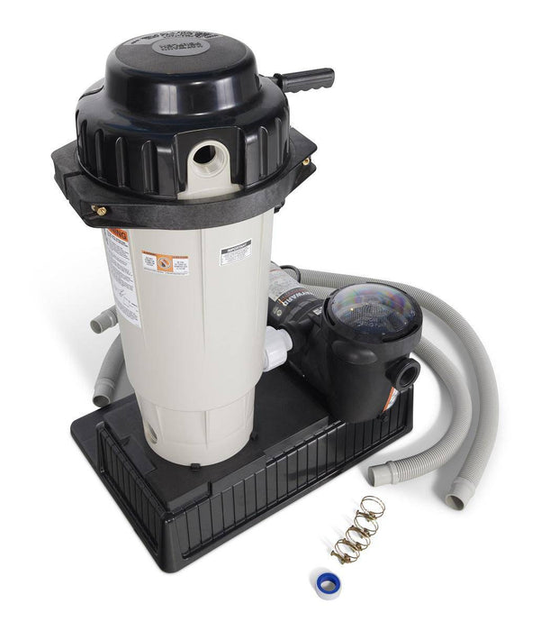 Hayward Swimpro 1.5HP EC50 Diatomaceous Earth System W/ Tank, Base, Fittings, & Hoses - The Great Escape