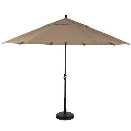 11' Designer Umbrella - Heather Beige - The Great Escape