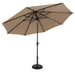 11' Designer Umbrella - Heather Beige - The Great Escape