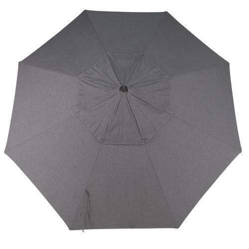 11' Designer Umbrella - Slate Grey - The Great Escape