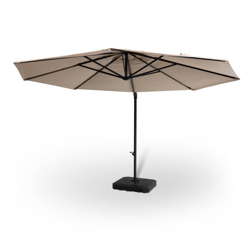 11' Octagon Cantilever Umbrella - Beige - The Great Escape