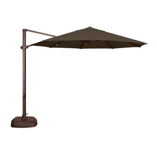 11' Octagon Cantilever Umbrella - Chocolate - The Great Escape