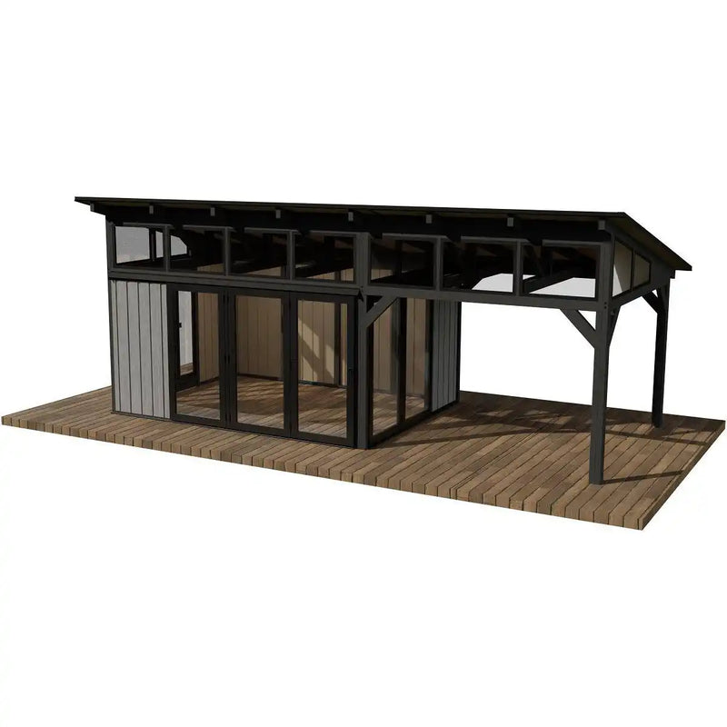11X14 Colorado Gazebo W/ Veranda Decorative Panels - The Great Escape