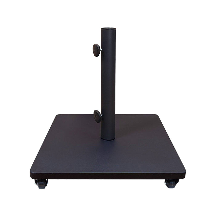 120LB Steel Square Rolling Base - Black - The Great Escape