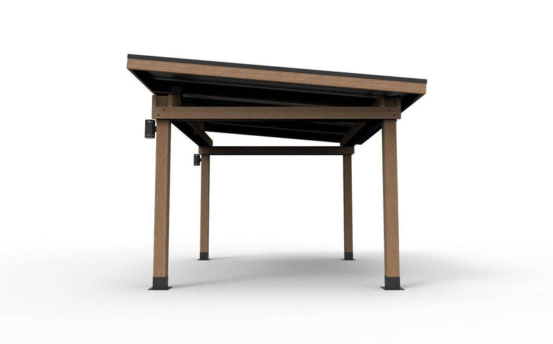 12X14 Avery Hard Top Gazebo W/ Solar Lights - The Great Escape