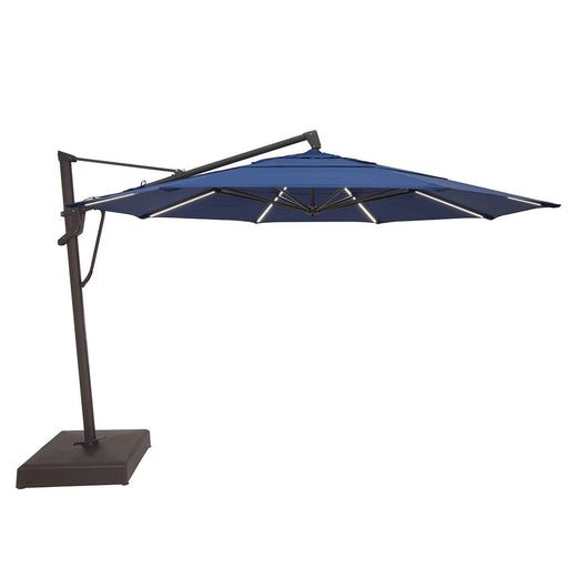 13' Designer Octagon AKZ+ Starlux Cantilever Umbrella - Spectrum Indigo - The Great Escape