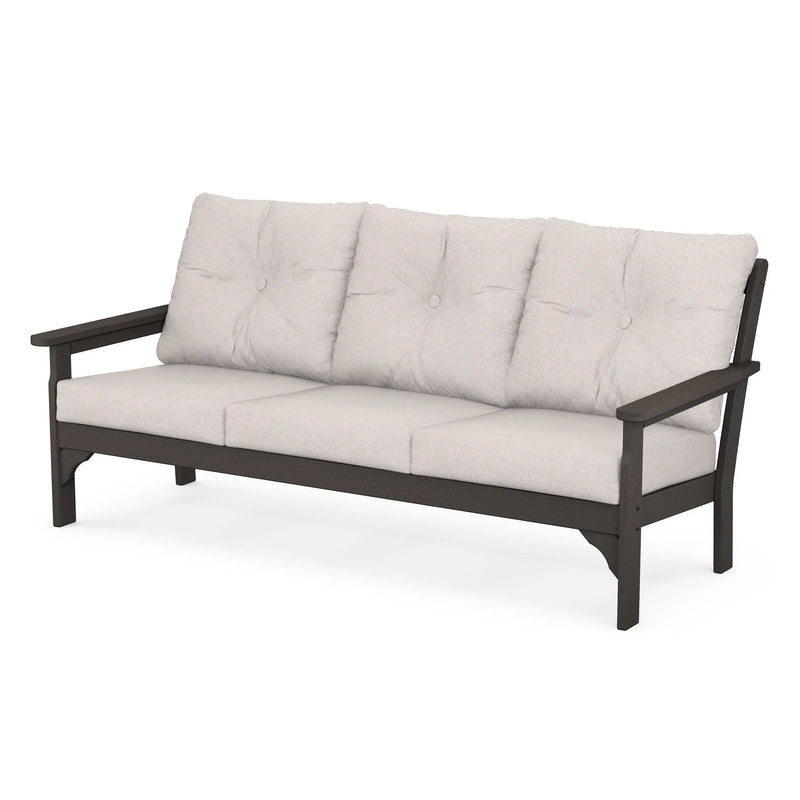 Vineyard Sofa Vintage Coffee - The Great Escape