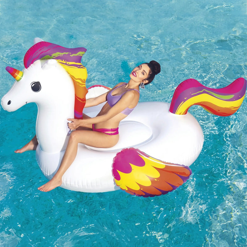 Inflatable Luxury Unicorn Ride On - The Great Escape