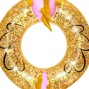 Glitter Seahorse Inflatable Ring - The Great Escape