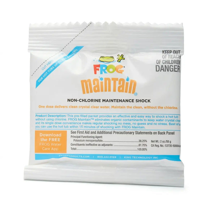 Frog Maintain Non-Chlorine Maintenance Shock Packet - The Great Escape