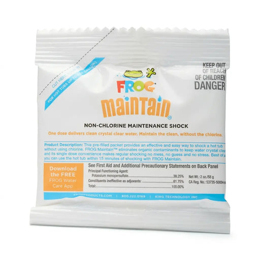 Frog Maintain Non-Chlorine Maintenance Shock Packet - The Great Escape