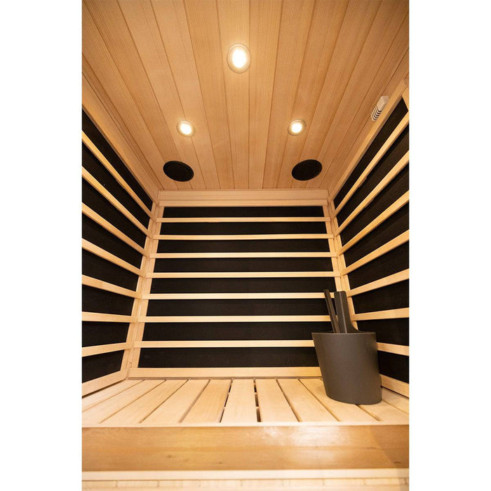 2 Person Traditional/Infrared Combo Sauna with Stereo & Wi-Fi - The Great Escape