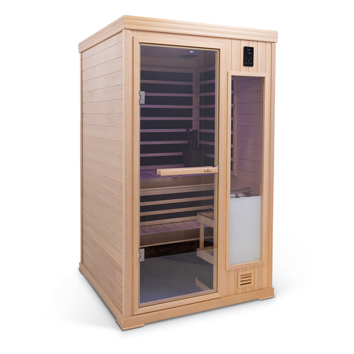 2 Person Traditional/Infrared Combo Sauna with Stereo & Wi-Fi