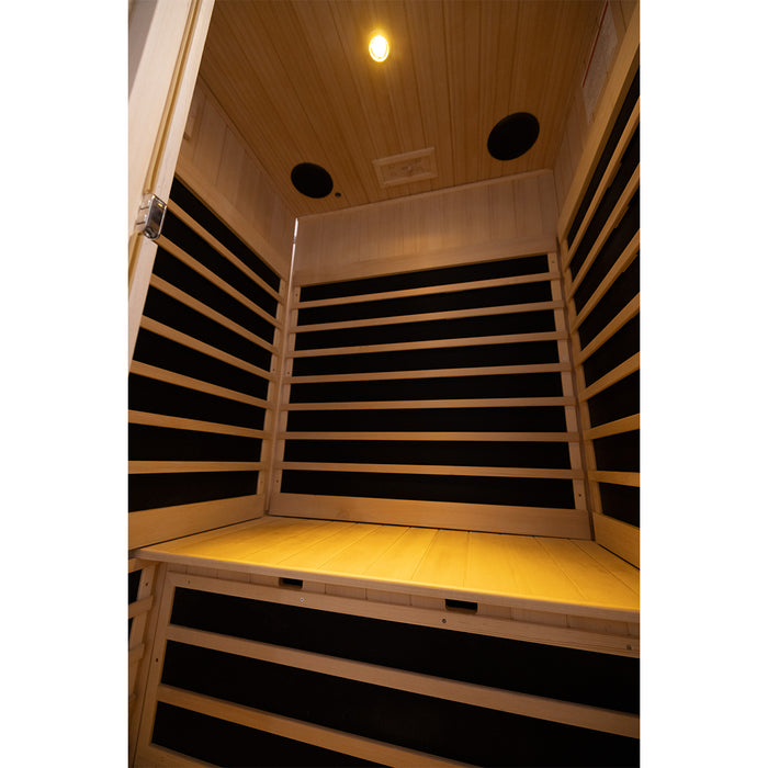 2 Person Deluxe Infrared Sauna with Stereo