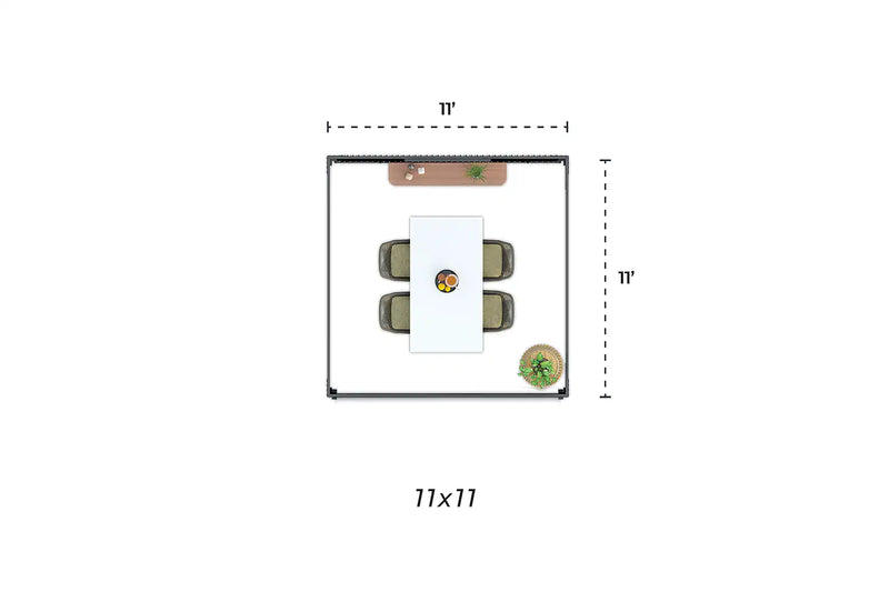 11X11 Savannah W/ Privacy Drapes & Screens - The Great Escape