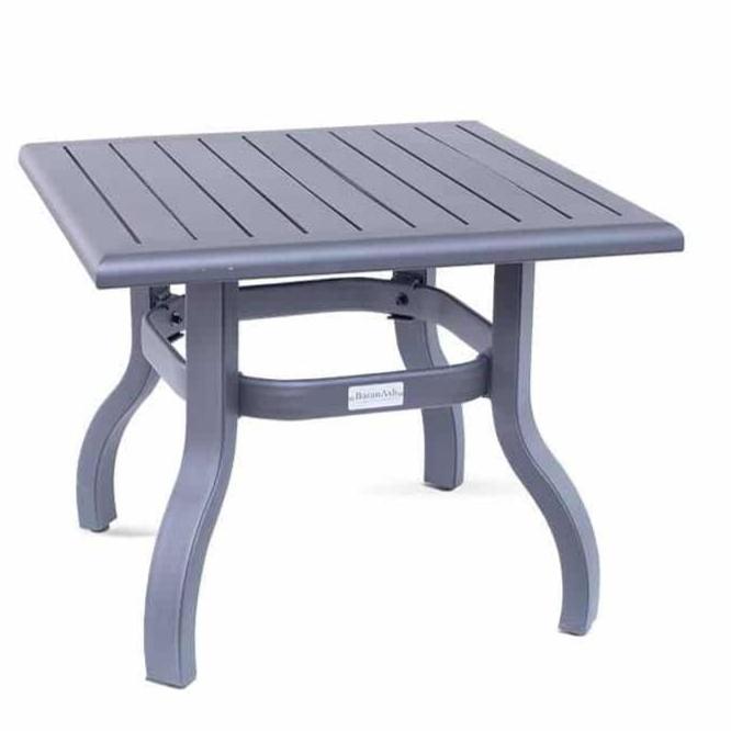 23" Graphite Square Side Table - The Great Escape