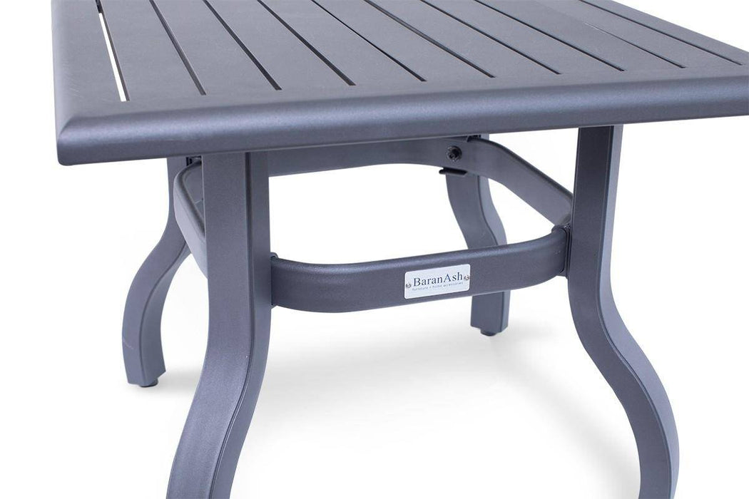 23" Graphite Square Side Table - The Great Escape