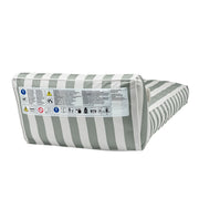 Luxe Lie-On Lounger Seagrass Stripe - The Great Escape