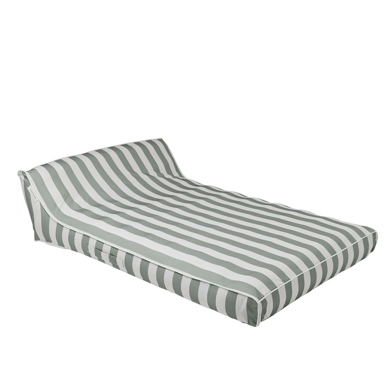 Luxe Double Lounger Seagrass Stripe - The Great Escape