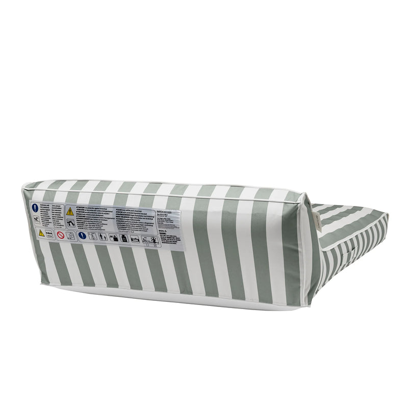 Luxe Double Lounger Seagrass Stripe - The Great Escape