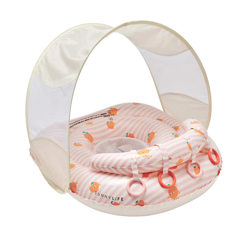 Interactive Baby Float Poppy The Peach Stripe Pink - The Great Escape