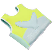 Kids Swim Vest - Salty The Shark Neon Yellow (Size 2-3) - The Great Escape