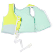 Kids Swim Vest - Salty The Shark Neon Yellow (Size 2-3) - The Great Escape
