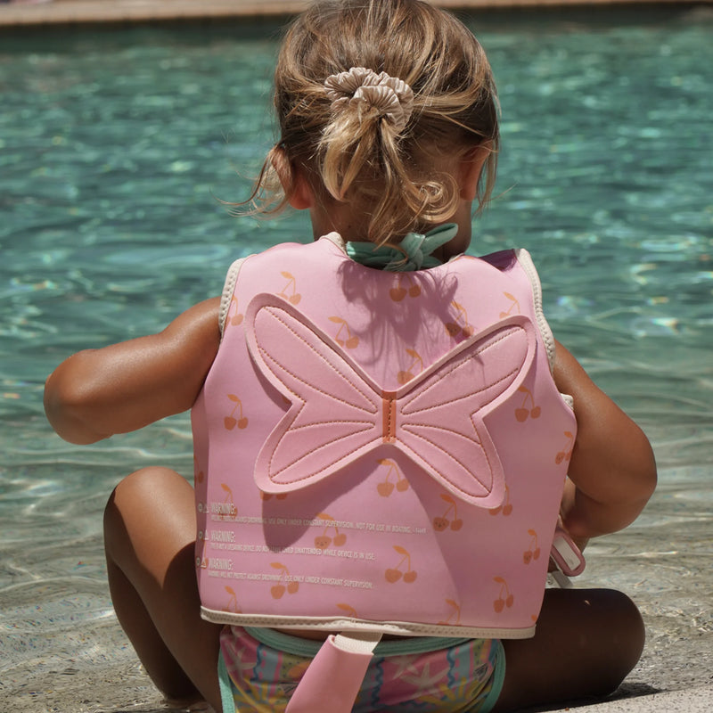Kids Swim Vest Cotton Candy Pink (Size 2-3) - The Great Escape