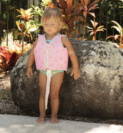 Kids Swim Vest Cotton Candy Pink (Size 2-3) - The Great Escape