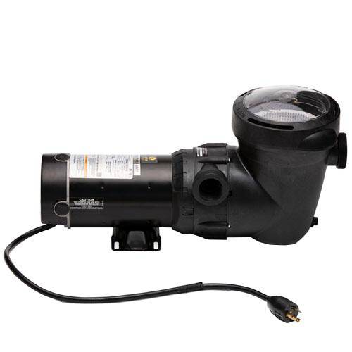 2HP 2 Speed Swimpro Pump W/ Twist Lock Cord, On/Off Switch, & Extended ...