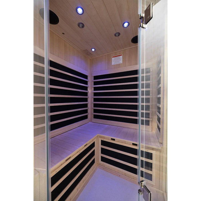 3 Person Supreme Infrared Sauna with Stereo - The Great Escape