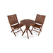 Topaz 3 Piece Folding Bistro Group - The Great Escape