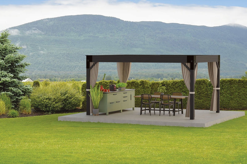 11X14 Tucson Open Air Retractable Pergola - The Great Escape