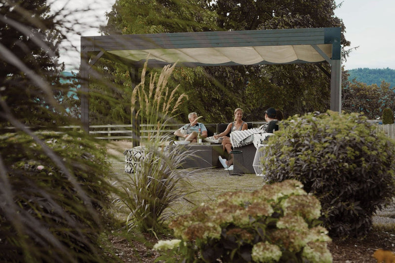 11X14 Tucson Open Air Retractable Pergola - The Great Escape