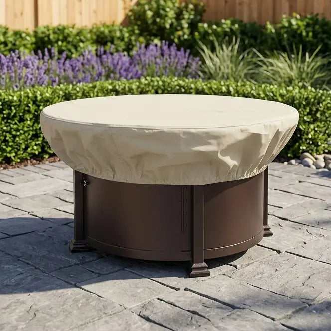 36"-42" Round Elastic Fire Table Cover - The Great Escape