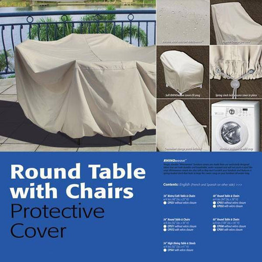 36" Round Complete Set Cover W/ Ties - The Great Escape