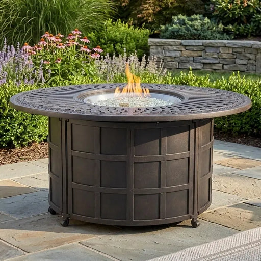 39" X 52" Mayfair Fire Table W/ Lid - The Great Escape