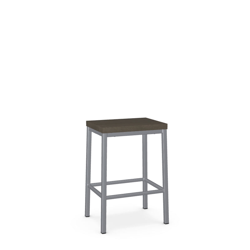 Bradley Backless Counter Stool - Wood Seat - The Great Escape