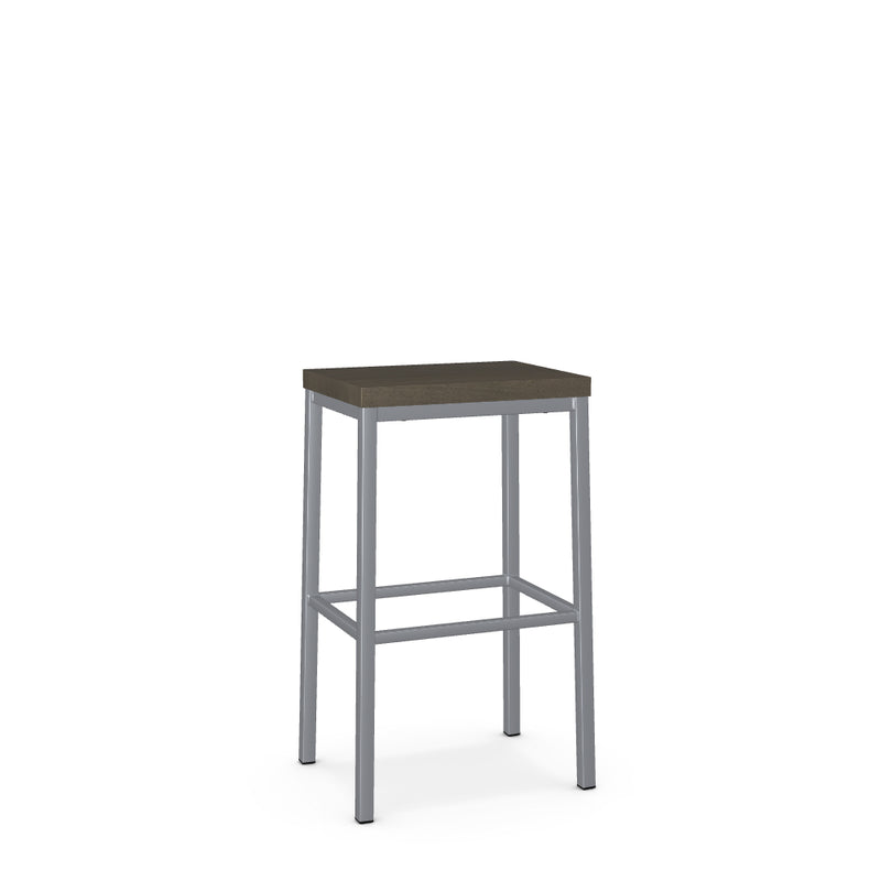 Bradley Backless Barstool - Wood Seat - The Great Escape