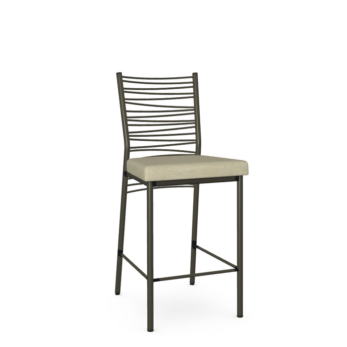 Crescent Counter Stool - Material Seat