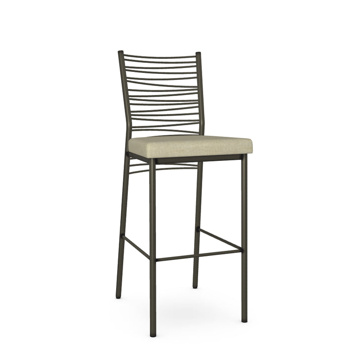 Crescent Barstool - Material Seat