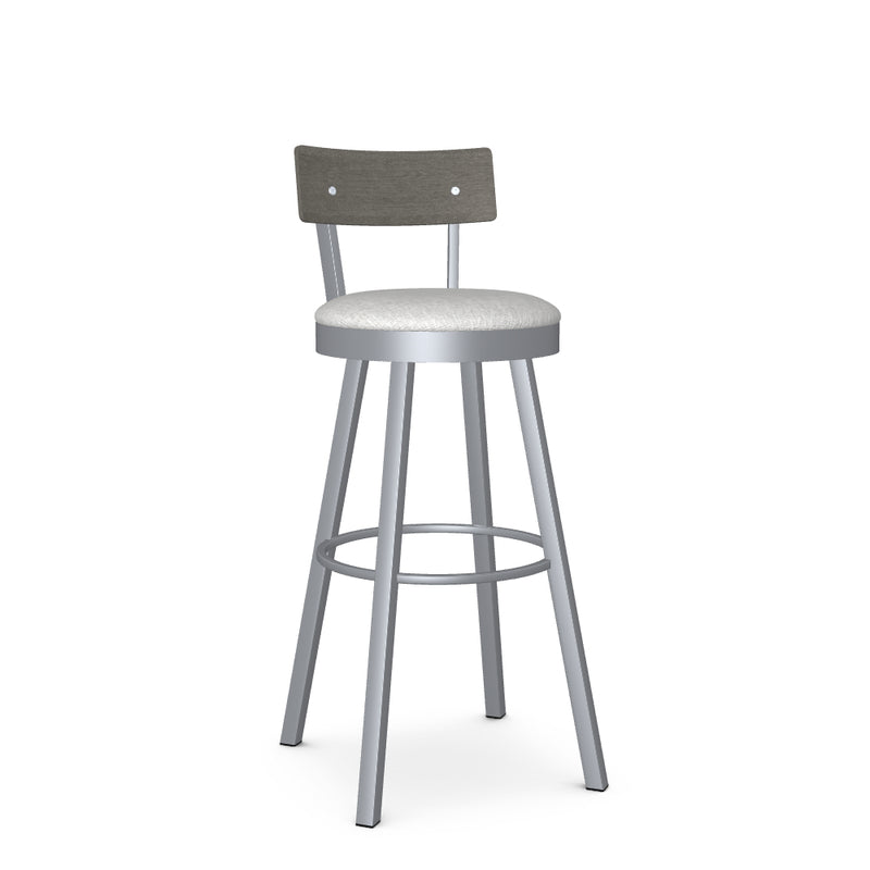 Lauren Spectator Stool - Material Seat/Metal Back - The Great Escape